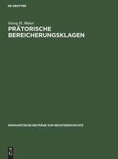 Prätorische Bereicherungsklagen