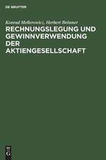 Rechnungslegung und Gewinnverwendung der Aktiengesellschaft