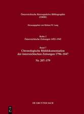 Chronologische Bilddokumentation der österreichischen Zeitungen 1796-1847