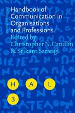 Handbook of Communication in Organisations and Professions