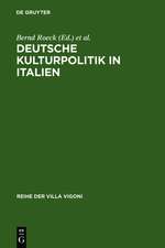 Deutsche Kulturpolitik in Italien: Entwicklungen, Instrumente, Perspektiven. Ergebnisse des Projektes »ItaliaGermania«