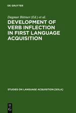 Development of Verb Inflection in First Language Acquisition: A Cross-Linguistic Perspective