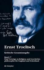 Fünf Vorträge zu Religion und Geschichtsphilosophie für England und Schottland