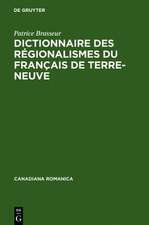 Dictionnaire des régionalismes du français de Terre-Neuve