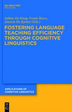 Fostering Language Teaching Efficiency through Cognitive Linguistics