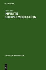 Infinite Komplementation: Neue Studien zum deutschen Verbum infinitum