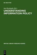 Understanding Information Policy