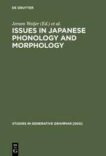 Issues in Japanese Phonology and Morphology