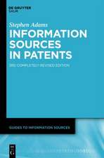 Information Sources in Patents