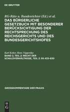 Recht der Schuldverhältnisse, Teil 2: §§ 433¿630