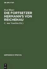 Die Fortsetzer Hermann¿s von Reichenau