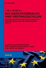 Big-Data-Missbrauch und Vertragsschluss