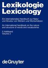 Lexikologie / Lexicology. 2. Halbband