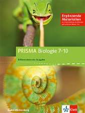 PRISMA Biologie 7-10. Ergänzende Materialien Klasse 7-10. Differenzierende Ausgabe Baden-Württemberg