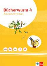 Bücherwurm Sprachbuch 4. Arbeitsheft Fördern und Inklusion Klasse 4. Ausgabe Berlin, Brandenburg, Mecklenburg-Vorpommern, Sachsen, Sachsen-Anhalt, Thüringen