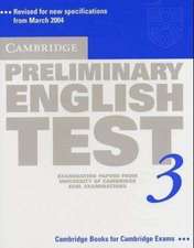 Cambridge Preliminary English Test 3