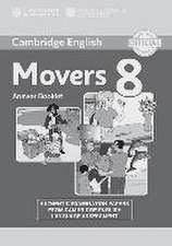 Young Learners English Test. Movers 8. Answer Booklet