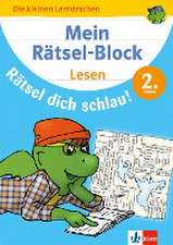 Mein Rätsel-Block Rätsel dich schlau! Lesen 2. Klasse. Deutsch, Grundschule