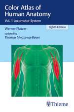 Color Atlas of Human Anatomy – Vol. 1 Locomotor System