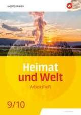 Heimat und Welt 9 / 10. Arbeitsheft. Thüringen