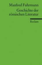 Geschichte der römischen Literatur