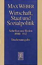 Max Weber-Studienausgabe: Wirtschaft, Staat Und Sozialpolitik