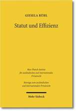 Statut und Effizienz