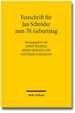 Festschrift Fur Jan Schroder Zum 70. Geburtstag: Ein Beitrag Zum Verhaltnis Von Parteiherrschaft Und Richtermacht, Zur Wechselwirkung Von Materiellem Recht U