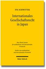 Internationales Gesellschaftsrecht in Japan