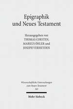 Epigraphik und Neues Testament