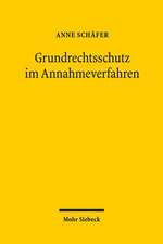 Grundrechtsschutz Im Annahmeverfahren: Zur Senatsakzessorietat Der Kammerjudikatur Des Bundesverfassungsgerichts