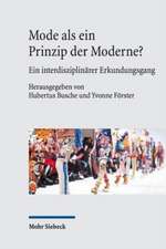 Mode als ein Prinzip der Moderne?