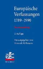 Europäische Verfassungen 1789-1990