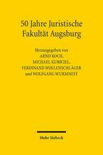 50 Jahre Juristische Fakultät Augsburg