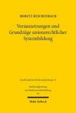 Voraussetzungen und Grundzüge unionsrechtlicher Systembildung