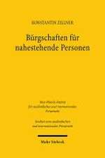 Bürgschaften für nahestehende Personen