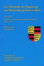 Die Protokolle der Regierung von Württemberg-Hohenzollern 1