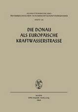 Die Donau als Europäische Kraftwasserstrasse