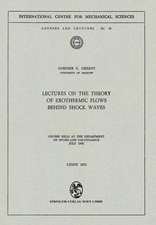 Lectures on the Theory of Exothermic Flows behind Shock Waves: Course held at the Department of Hydro-and Gas-Dynamics, July 1970