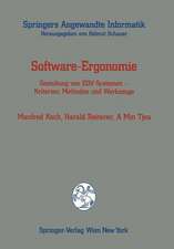 Software-Ergonomie: Gestaltung von EDV-Systemen — Kriterien, Methoden und Werkzeuge