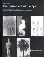 The Judgement of the Eye: The Metamorphoses of Geometry - One of the Sources of Visual Perception and Consciousness