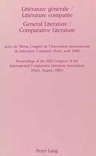 Litterature Generale / Litterature Comparee. General Literature / Comparative Literature