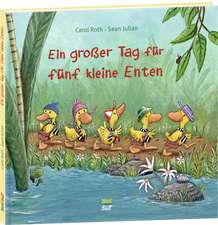 Ein großer Tag für fünf kleine Enten