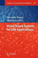 Vision Based Systemsfor UAV Applications