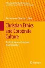 Christian Ethics and Corporate Culture