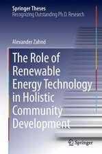 The Role of Renewable Energy Technology in Holistic Community Development