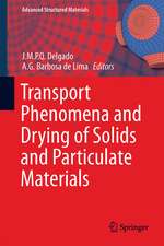 Transport Phenomena and Drying of Solids and Particulate Materials