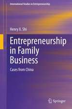 Entrepreneurship in Family Business: Cases from China