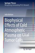 Biophysical Effects of Cold Atmospheric Plasma on Glial Tumor Cells