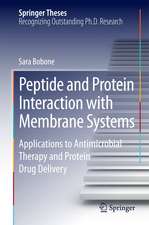 Peptide and Protein Interaction with Membrane Systems: Applications to Antimicrobial Therapy and Protein Drug Delivery